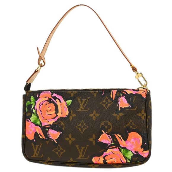 Louis Vuitton Monogram Rose Pochette Accessoires Handbag - Picture 2 of 7